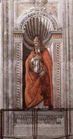 BOTTICELLI, Sandro St Sixtus II Germany oil painting art